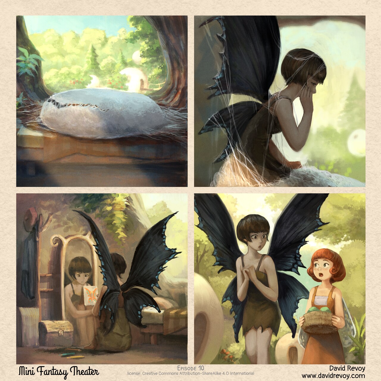 MiniFantasyTheater, Accept Yourself, page 1. English comic artwork by David Revoy.