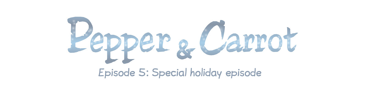 Pepper & Carrot chapter title artwork