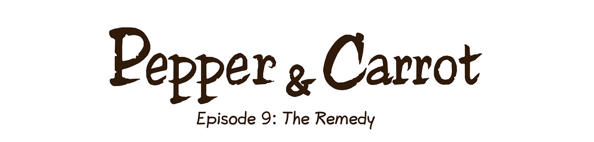 Pepper & Carrot chapter title artwork