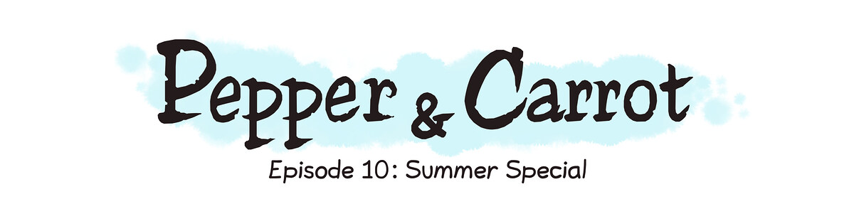 Pepper & Carrot chapter title artwork