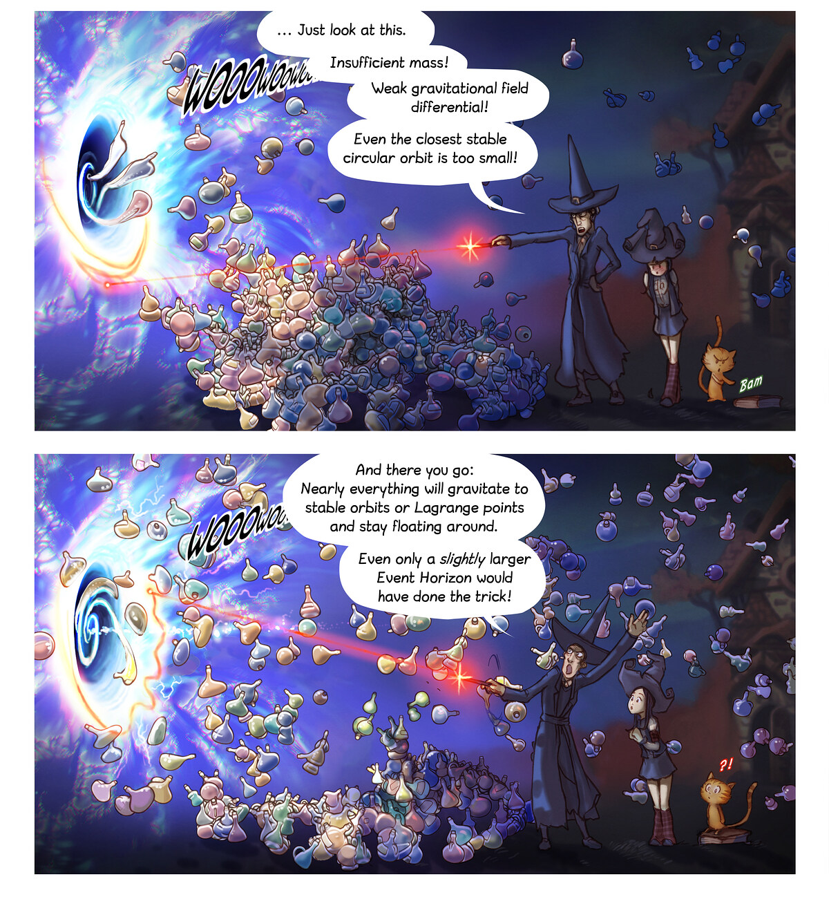 Pepper & Carrot, Autumn Clearout, page 5. English comic artwork by David Revoy.