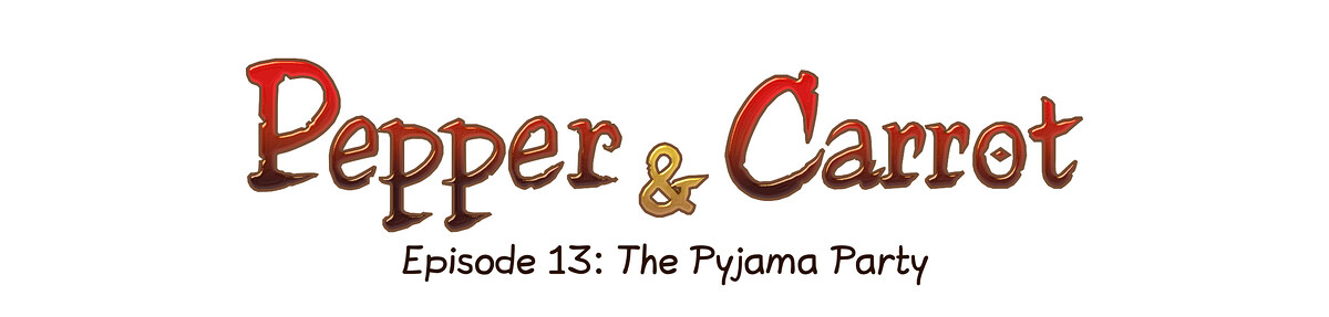 Pepper & Carrot chapter title artwork