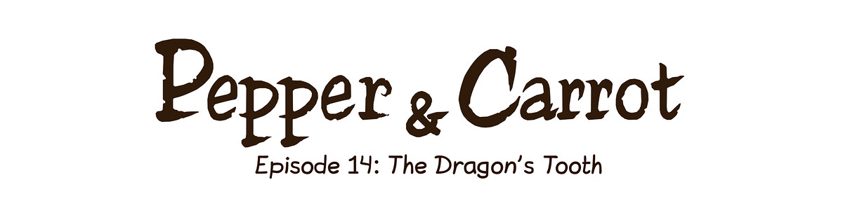Pepper & Carrot chapter title artwork