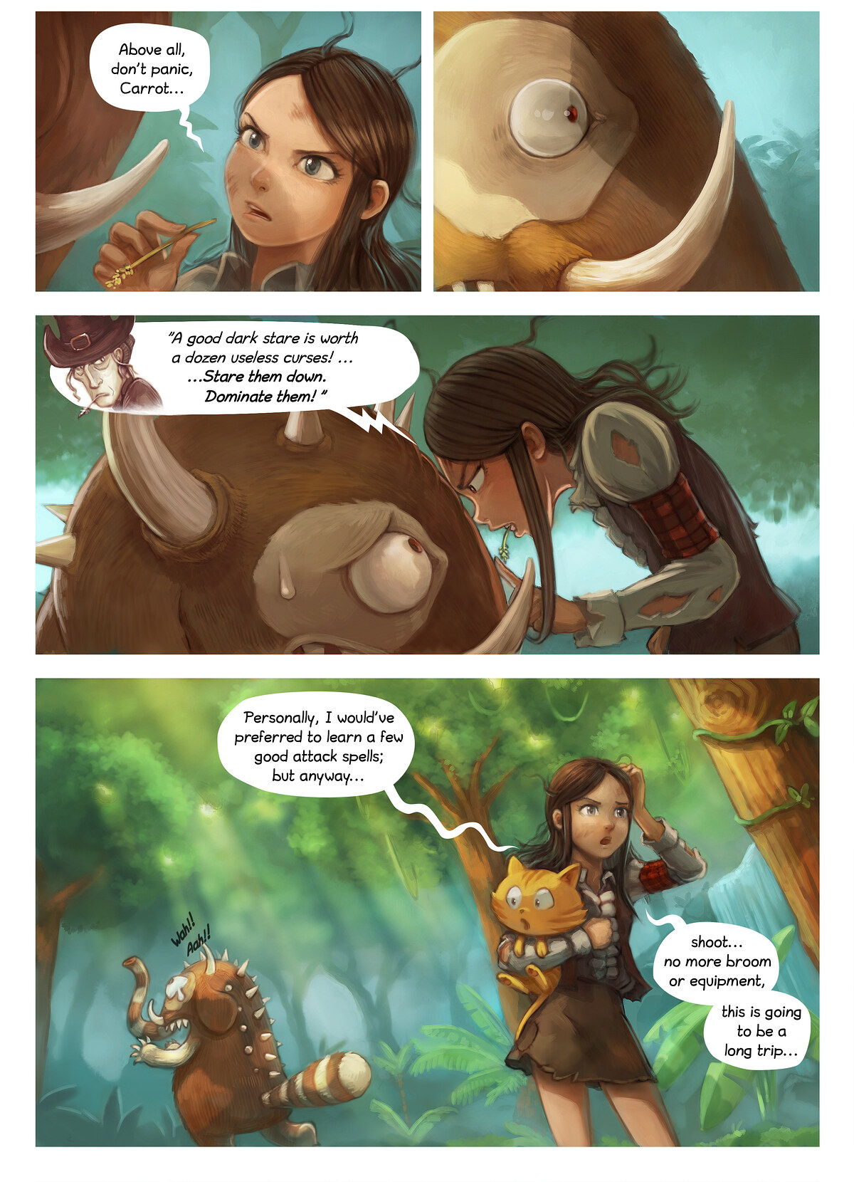 Pepper & Carrot, A Fresh Start, page 4. English comic artwork by David Revoy.