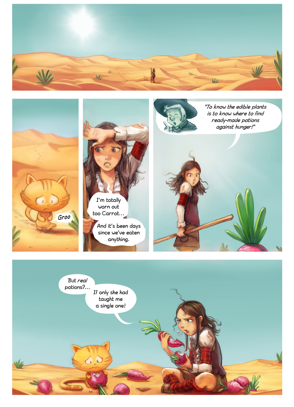 Pepper & Carrot, A Fresh Start, page 5. English comic artwork by David Revoy.