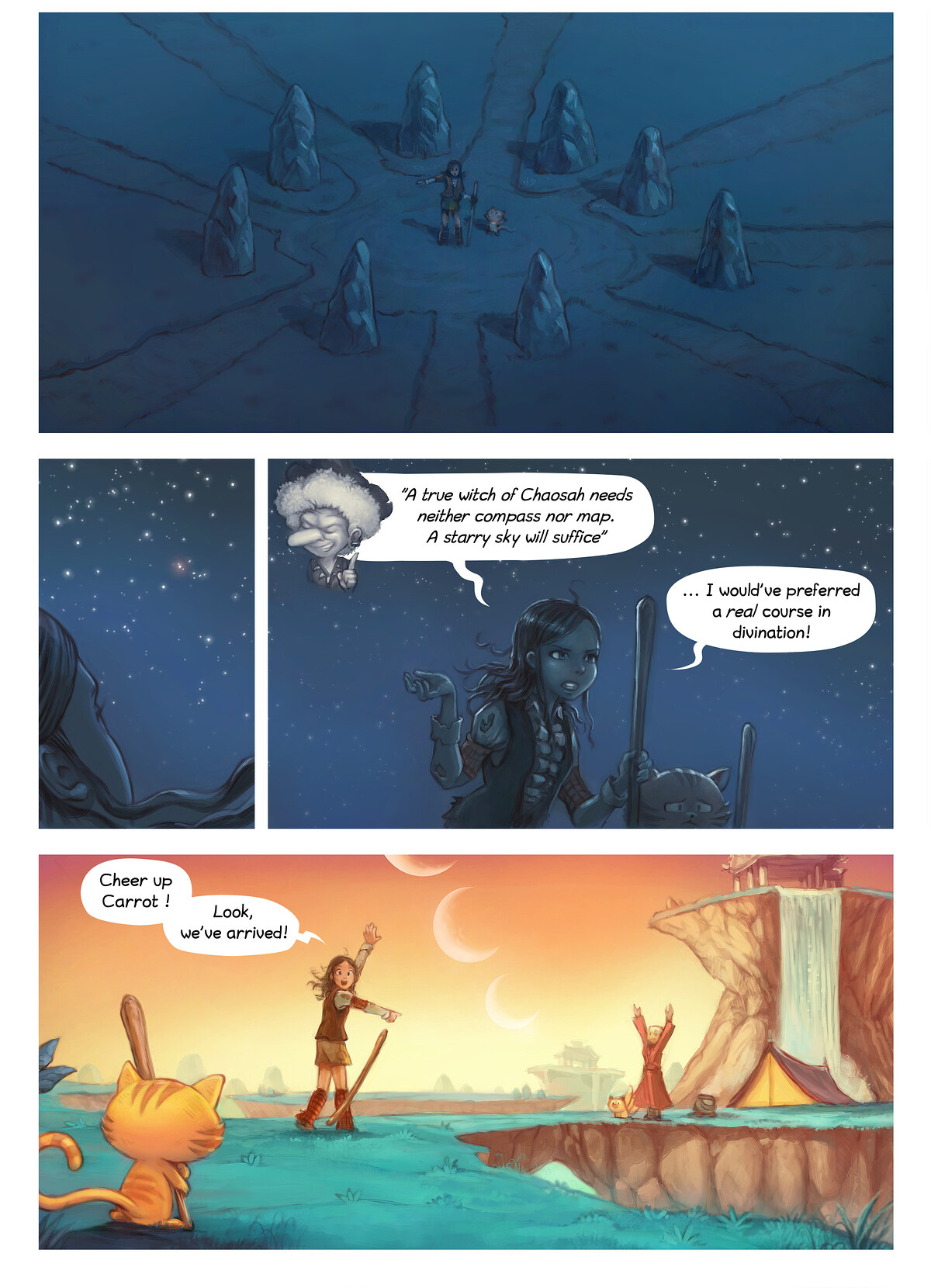 Pepper & Carrot, A Fresh Start, page 6. English comic artwork by David Revoy.