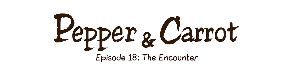 Pepper & Carrot chapter title artwork