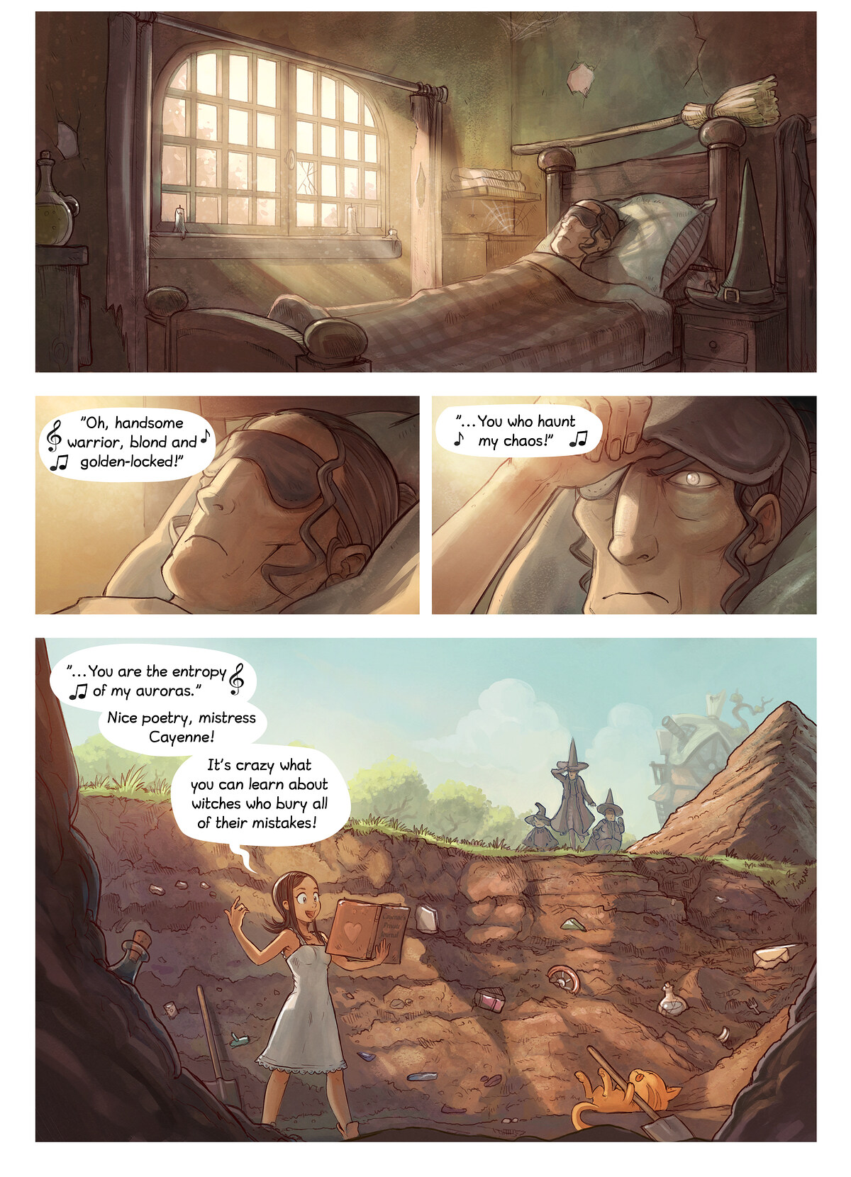Pepper & Carrot, Pollution, page 4. English comic artwork by David Revoy.