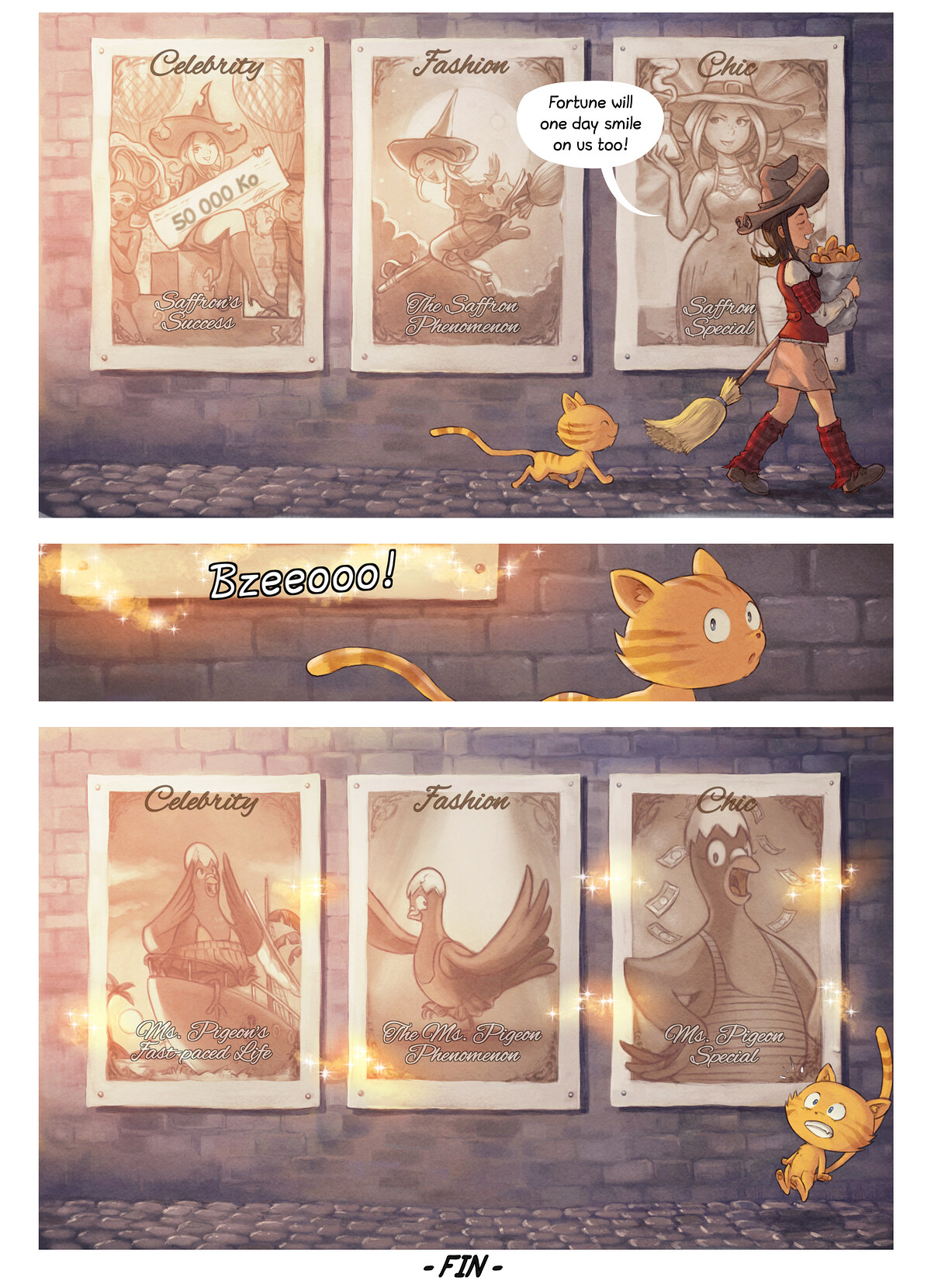 Pepper & Carrot, Take a Chance, page 7. English comic artwork by David Revoy.