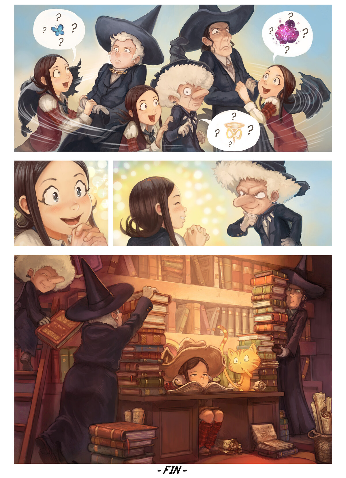 Pepper & Carrot, There Are No Shortcuts, page 9. English comic artwork by David Revoy.