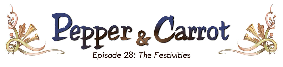 Pepper & Carrot chapter title artwork