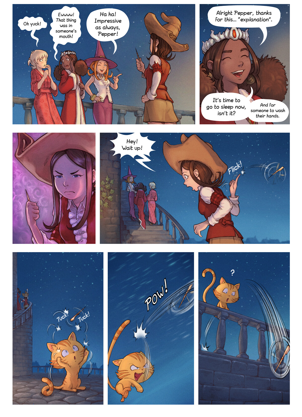 Pepper & Carrot, Destroyer of Worlds, page 4. English comic artwork by David Revoy.