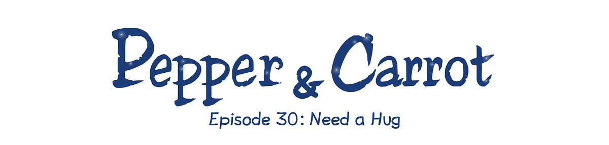 Pepper & Carrot chapter title artwork
