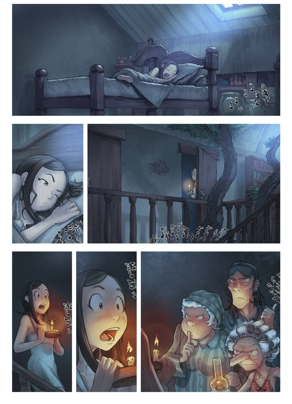 Pepper & Carrot, Need a Hug, page 5. English comic artwork by David Revoy.