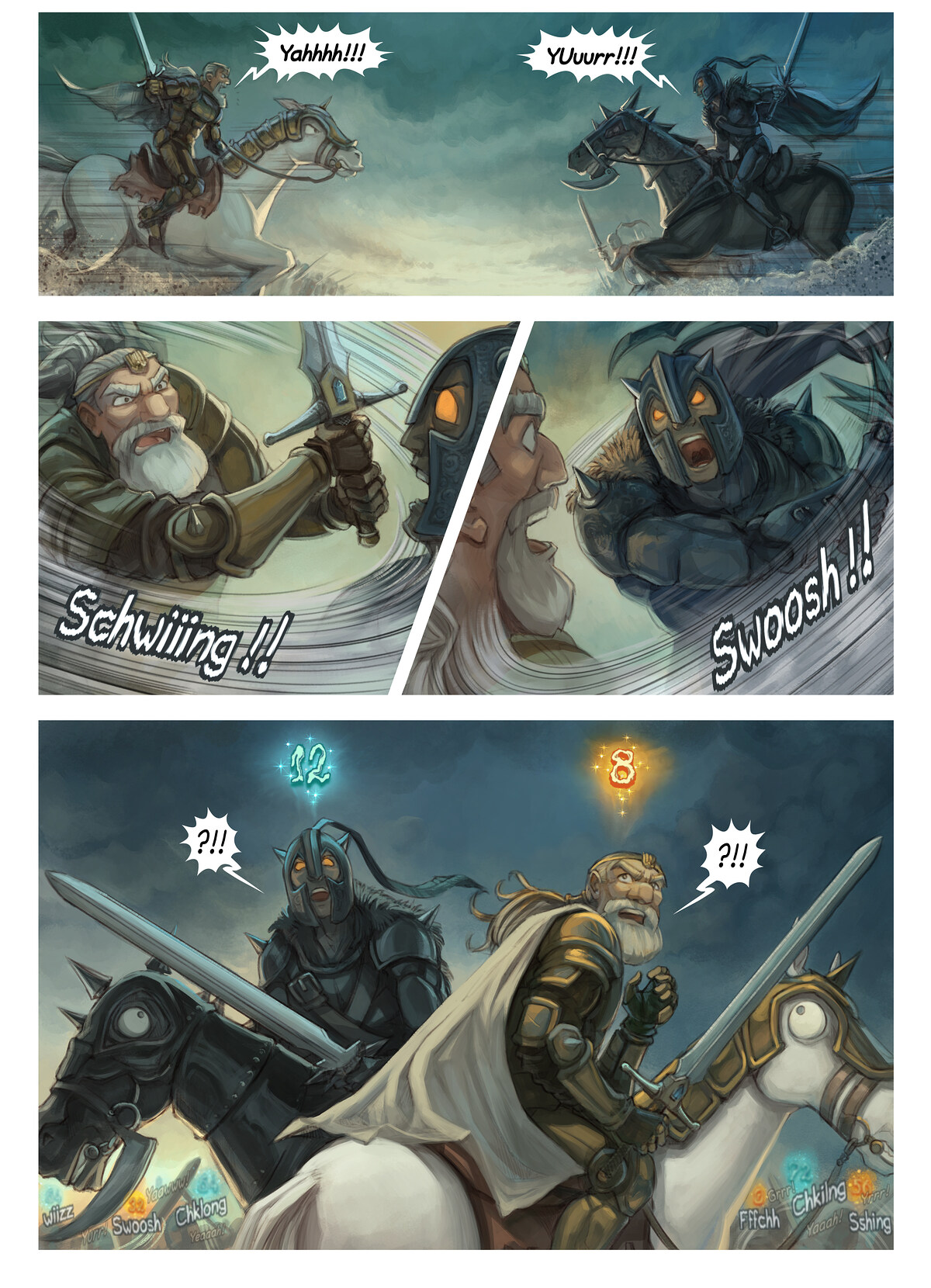 Pepper & Carrot, Spell of War, page 5. English comic artwork by David Revoy.