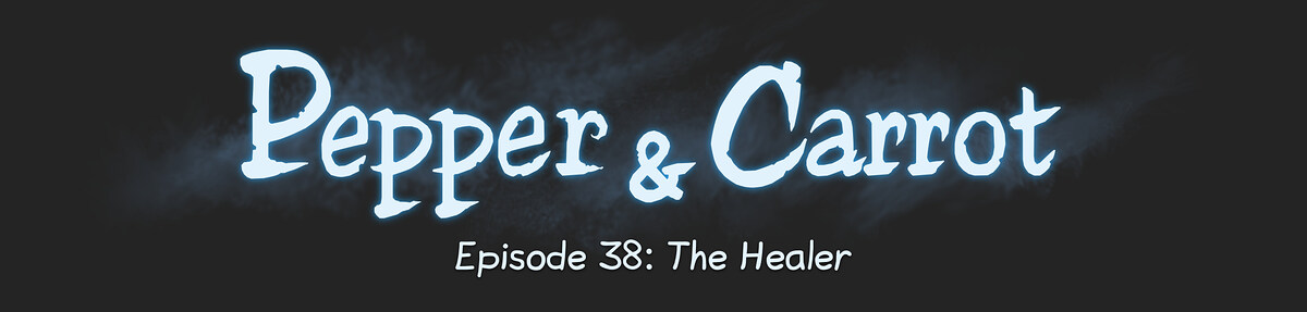 Pepper & Carrot chapter title artwork
