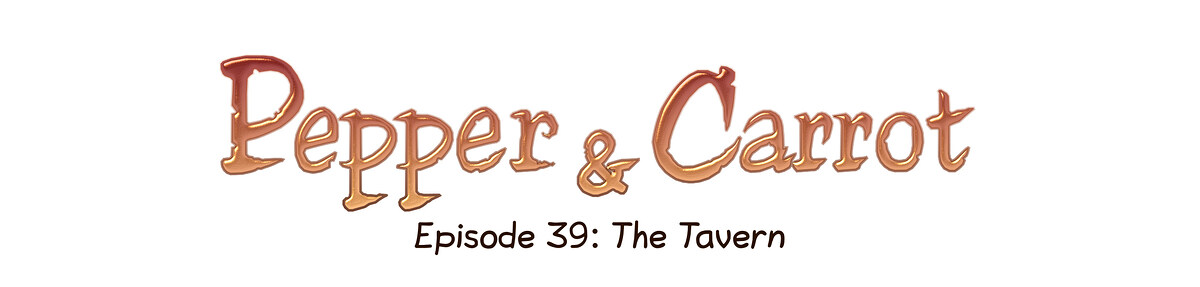 Pepper & Carrot chapter title artwork